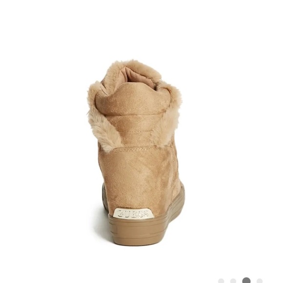 New GUESS Dustyn Hidden Wedge Sneakers - Picture 4 of 5
